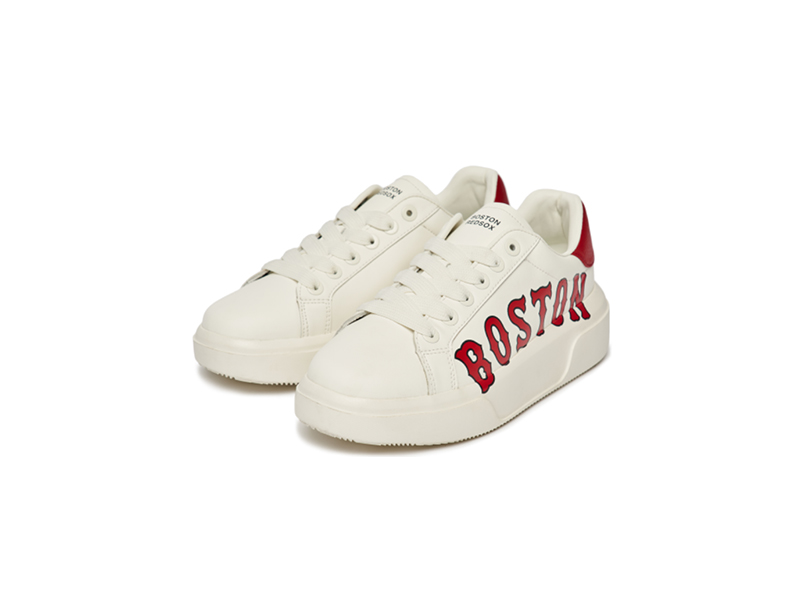 Giày Mlb Bigball CHUNKY Saffiano Dia Monogram BOSTON RED SOX  3ASHMS13N43BGS  Authentic Sneaker